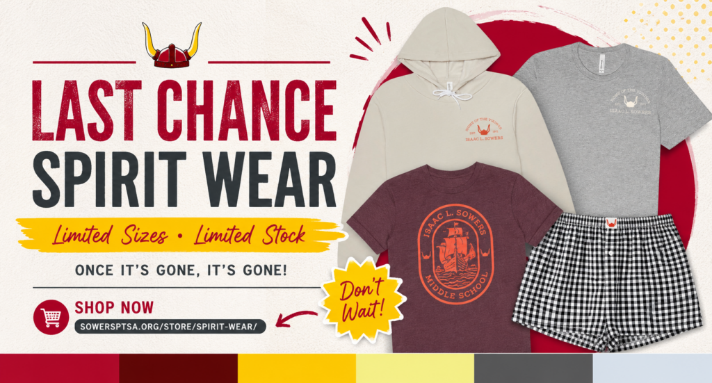 Last Few Spirit Wear