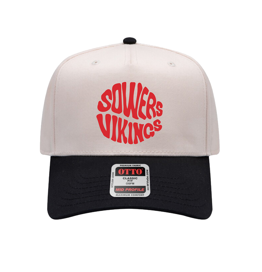 2026-27 Vikings Black White Hat Sand\Black Retro Hat